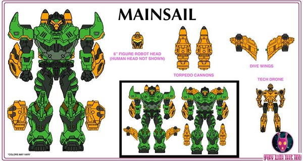 Play With This Too Announce Anckor And Mainsail   Not Waverider And Max Ray Figures  (2 of 3)